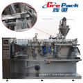 coffee bag with plastic valve filling machine